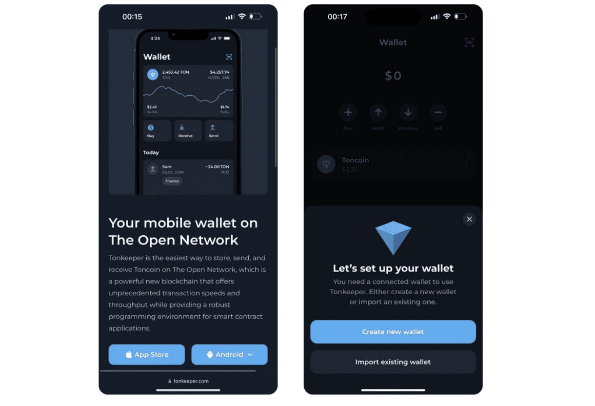 Merchant using TON wallet for instant in-chat payments on Telegram Mini App in 2025
