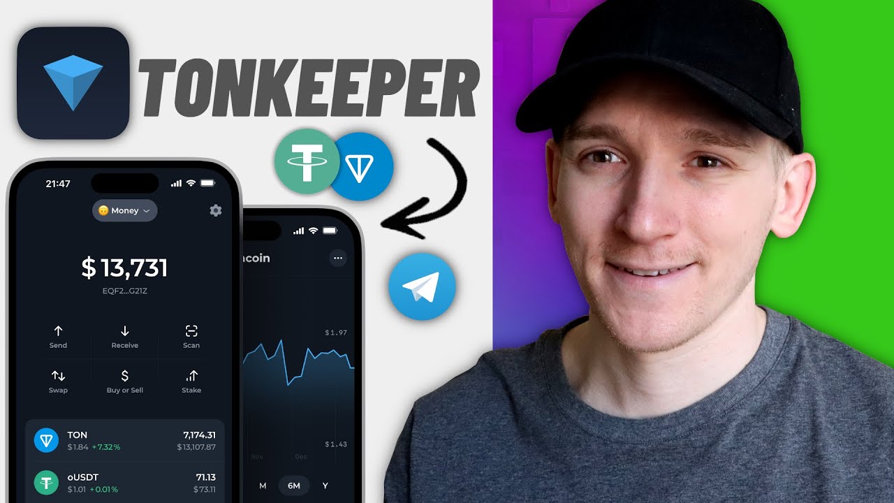 African merchants using smartphones to transact with USDT via TON Wallet in a bustling market