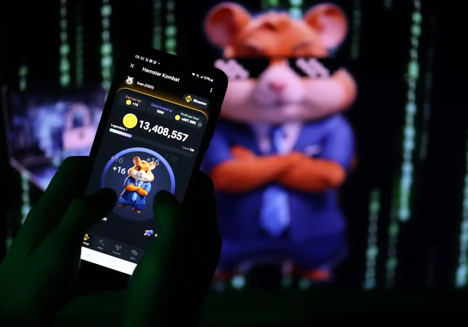 Telegram Notcoin Hamster Kombat referral airdrop mini app TON