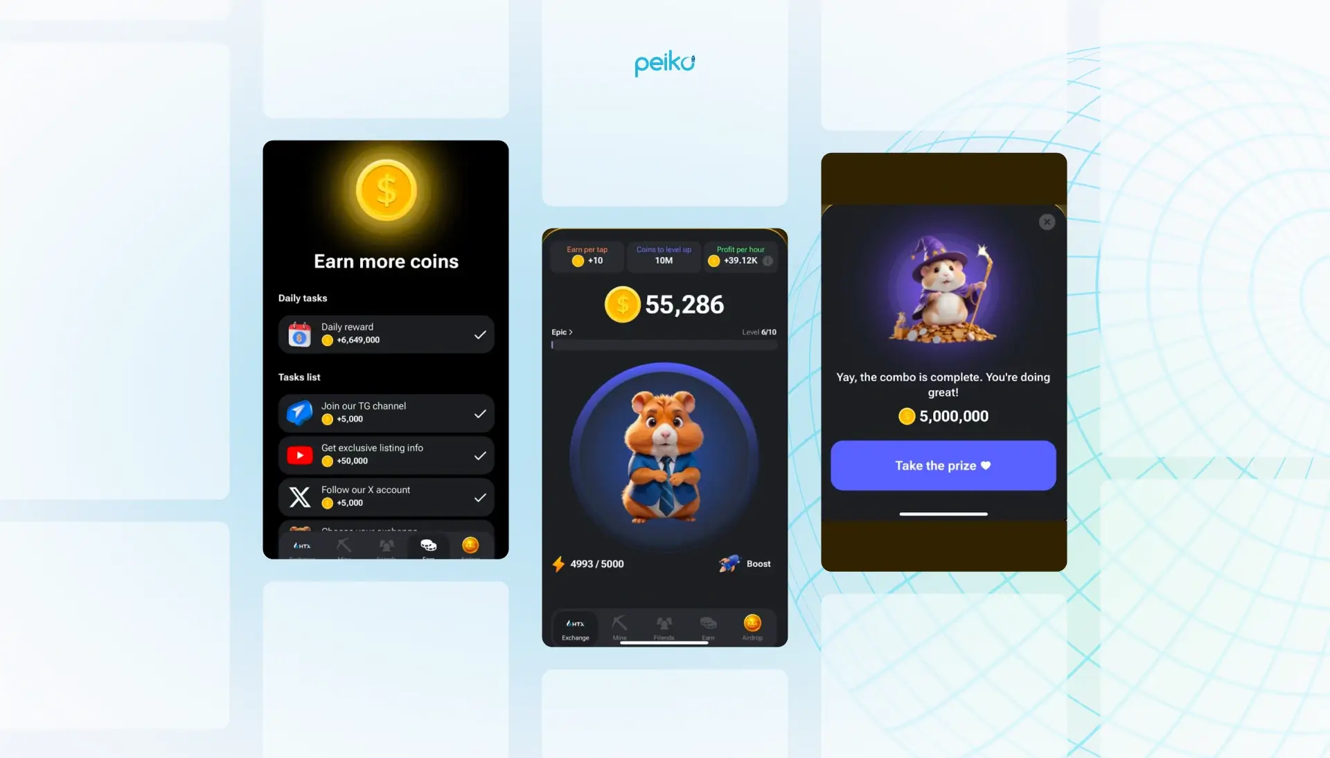 Telegram Mini-App onboarding process