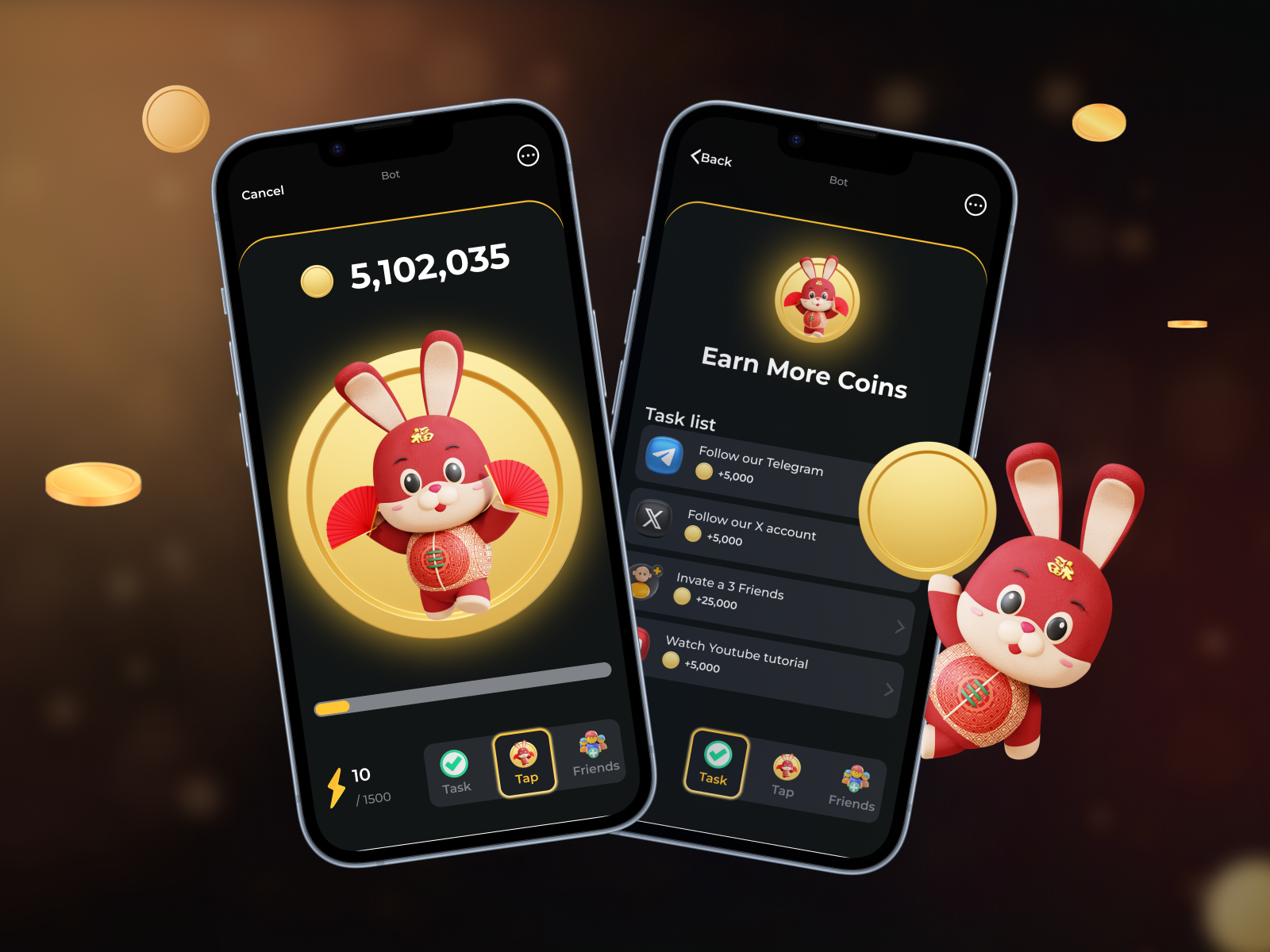 Notcoin Telegram Mini App gameplay